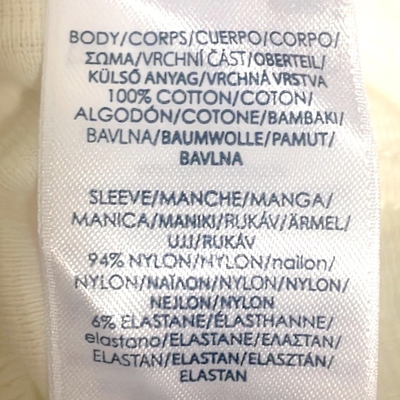 CHAPS➕Henley Lace Embellished Top NWT - Picture 5 of 5